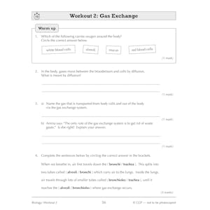 KS3 Year 9 Science 10-Minute Weekly Workouts (includes answers) Look Inside Image 6