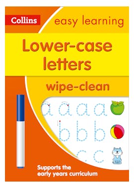 Lower Case Letters Wipe-Clean Handwriting Workbook (Ages 3-5)