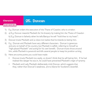 Macbeth Revision Question Cards (Ages 14-16) Look Inside Image 4