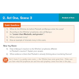 Macbeth Revision Question Cards (Ages 14-16) Look Inside Image 1