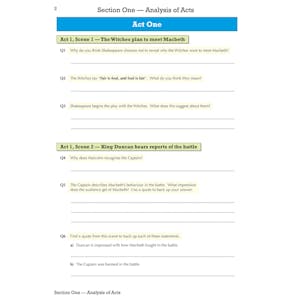 Macbeth Study & Workbook Pack (Ages 14-16) Look Inside Image 10