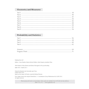 Mathematics for KS3: 10-Minute Tests - Book 1 (including Answers) Look Inside Image 2
