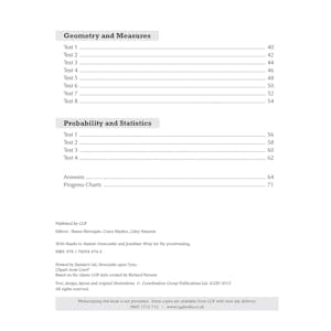Mathematics for KS3: 10-Minute Tests - Book 3 (including Answers) Look Inside Image 2