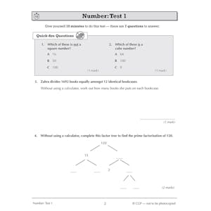 Mathematics for KS3: 10-Minute Tests - Book 3 (including Answers) Look Inside Image 3