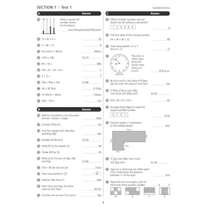 Mental Arithmetic Answer Book 3 (Ages 7-11) Look Inside Image 3