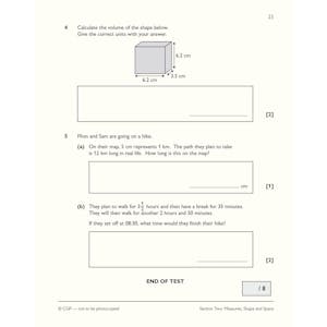 Functional Skills Maths Level 1 - 10 Minute Tests Look Inside Image 4