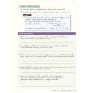 Functional Skills Maths Level 2 - Study & Test Practice Look Inside Image 6