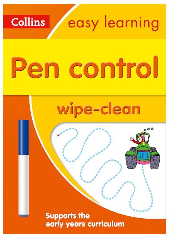 Pen Control Wipe-Clean Handwriting Workbook (Ages 3-5)