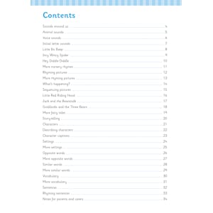 Reception English Reading & Rhymes Workbook (Ages 4-5) Look Inside Image 1