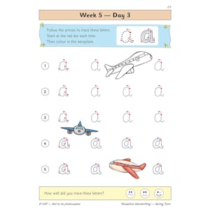 Reception Handwriting Daily Practice Book: Spring Term Look Inside Image 5