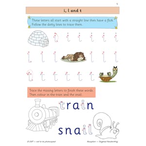 Reception Handwriting Workbook (Ages 4-5) Look Inside Image 5