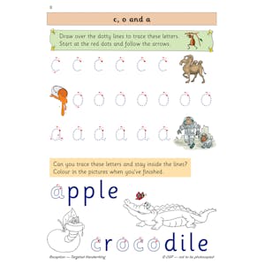 Reception Handwriting Workbook (Ages 4-5) Look Inside Image 4