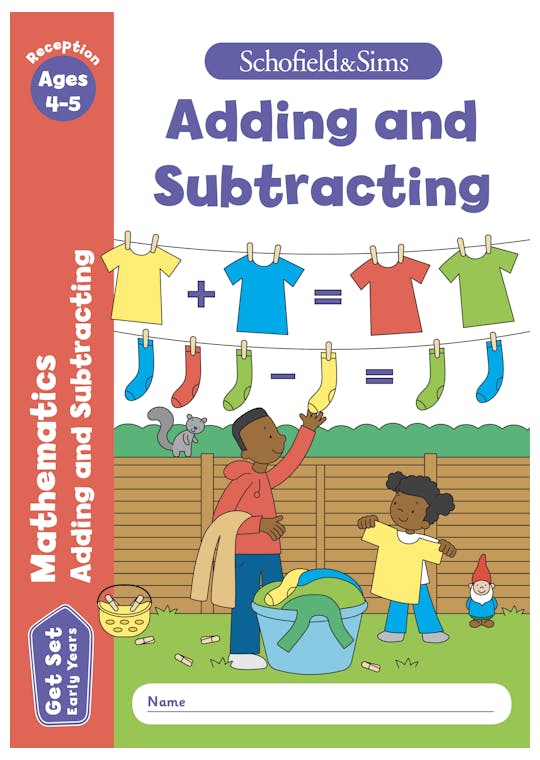 Reception Maths Adding & Subtracting Workbook (Ages 4-5)