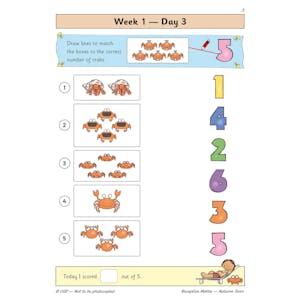 Reception Maths Daily Practice Book: Autumn Term Look Inside Image 5