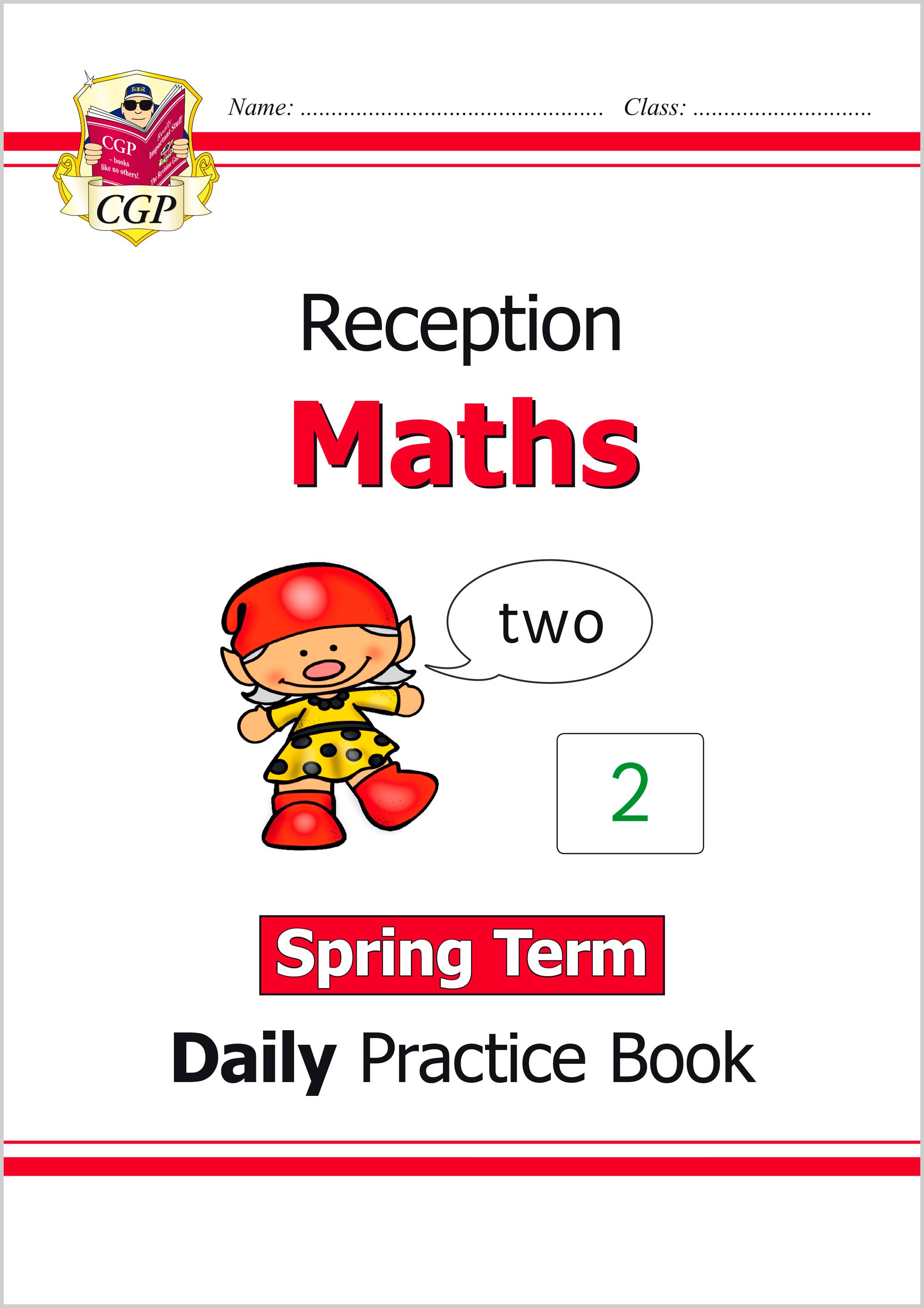 Reception Maths Daily Practice Book: Spring Term