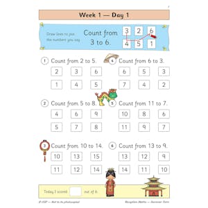 Reception Maths Daily Practice Book: Summer Term Look Inside Image 4