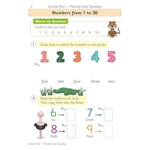 Reception Maths Targeted Question Book Look Inside Image 3