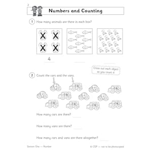 Reception Maths Workbook Pack (Ages 4-5) Look Inside Image 2