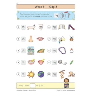 Reception Phonics Daily Practice Book: Spring Term Look Inside Image 4