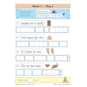 Reception Phonics Daily Practice Book: Summer Term Look Inside Image 6