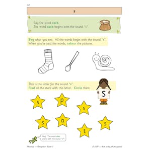 Reception Phonics Workbook Book 1 (Ages 4-5) Look Inside Image 6