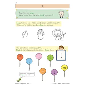 Reception Phonics Workbook Book 2 (Ages 4-5) Look Inside Image 4