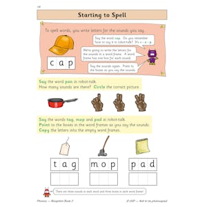 Reception Phonics Workbook Book 2 (Ages 4-5) Look Inside Image 2