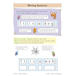 Reception Phonics Workbook Book 3 (Ages 4-5) Look Inside Image 2