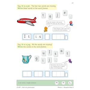 Reception Phonics Workbook Book 3 (Ages 4-5) Look Inside Image 3