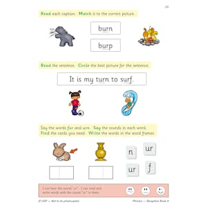 Reception Phonics Workbook Book 4 (Ages 4-5) Look Inside Image 5