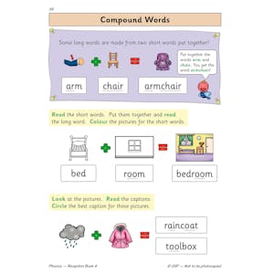 Reception Phonics Workbook Book 4 (Ages 4-5) Look Inside Image 6