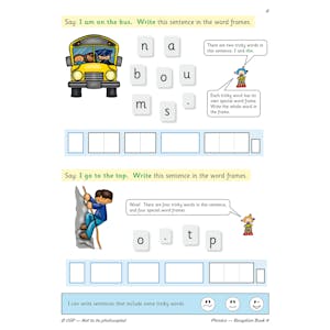 Reception Phonics Workbook Book 4 (Ages 4-5) Look Inside Image 3
