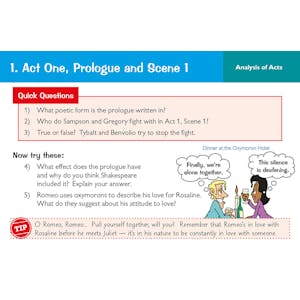 Romeo & Juliet Revision Question Cards (Ages 14-16) Look Inside Image 1