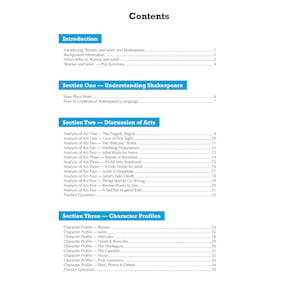 Romeo & Juliet Text Guide (Ages 14-16) Look Inside Image 1