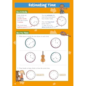 Telling the Time Activity Book for Ages 7-9 Look Inside Image 4