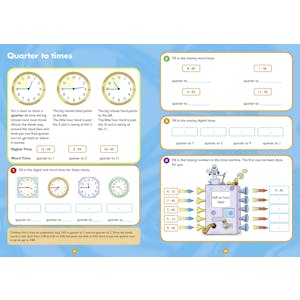 Telling the Time Workbook (Ages 5-7) Look Inside Image 3