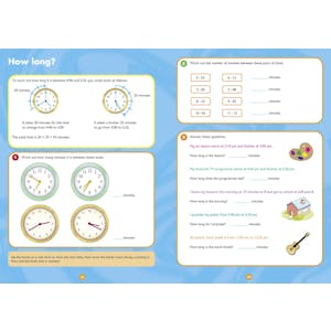 Telling the Time Workbook (Ages 7-9) Look Inside Image 2