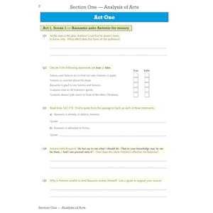 The Merchant of Venice Workbook (Ages 14-16) Look Inside Image 4