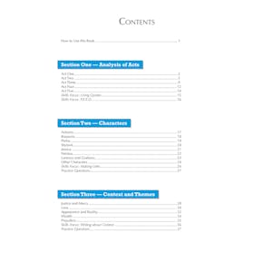 The Merchant of Venice Workbook (Ages 14-16) Look Inside Image 1