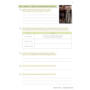 The Merchant of Venice Workbook (Ages 14-16) Look Inside Image 5