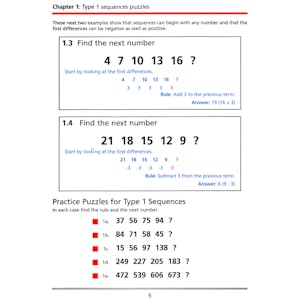 The Number Puzzler (Ages 7-11) Look Inside Image 1