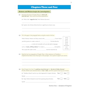 The Sign of the Four Study & Workbook Pack (Ages 14-16) Look Inside Image 11