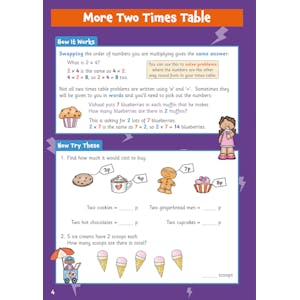 Times Tables Activity Book for Ages 5-7 Look Inside Image 4