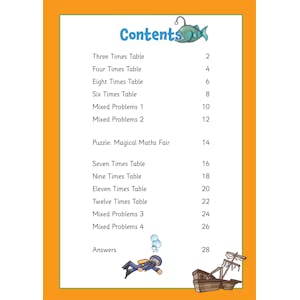 Times Tables Activity Book for Ages 7-9 Look Inside Image 1