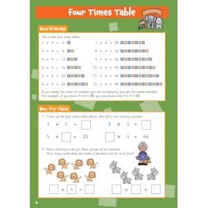 Times Tables Activity Book for Ages 7-9 Look Inside Image 4
