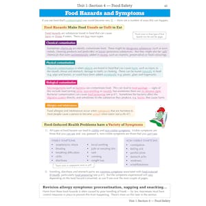WJEC Level 1/2 Vocational Award in Hospitality & Catering: Revision Guide (with Online Edition) Look Inside Image 3