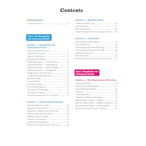 WJEC Level 1/2 Vocational Award in Hospitality & Catering: Revision Guide (with Online Edition) Look Inside Image 1