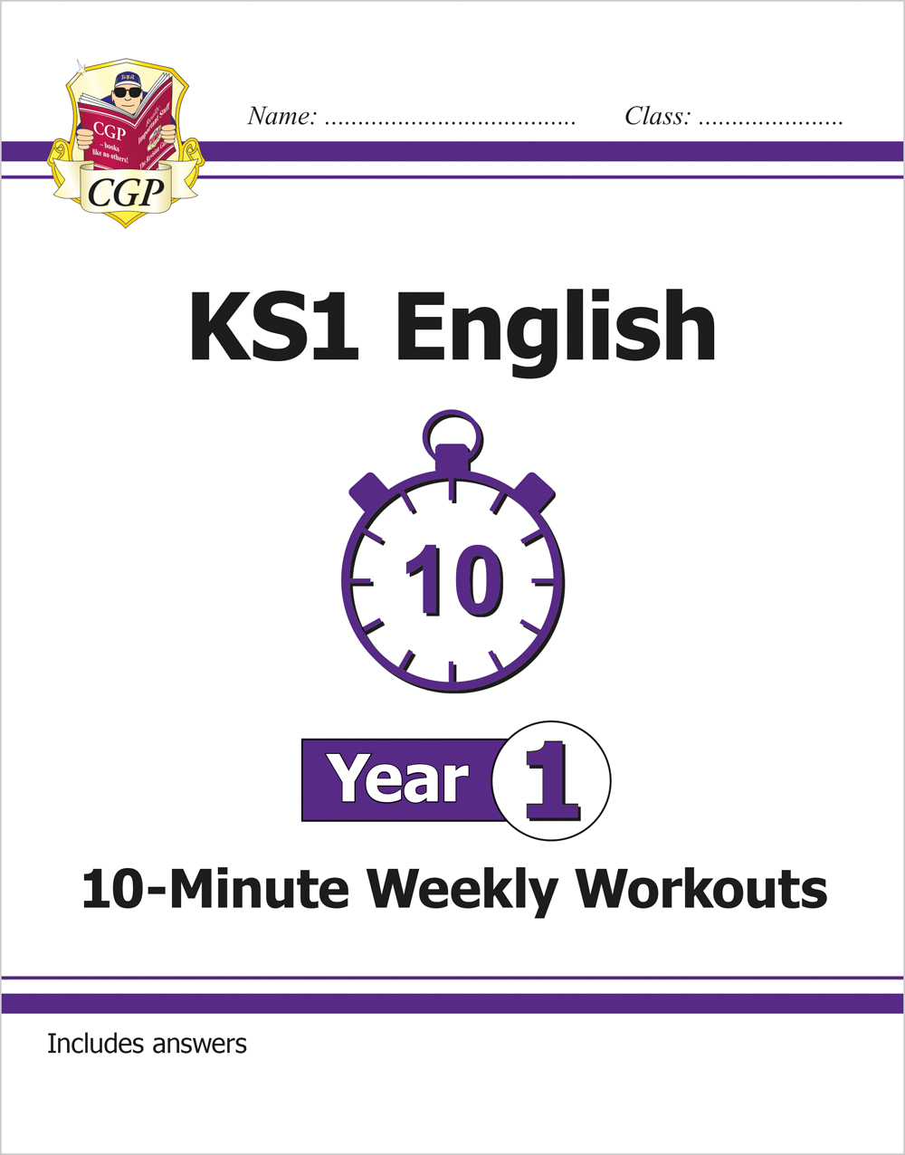 Year 1 English 10-Minute Weekly Workouts (Ages 5-6)
