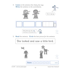 Year 1 English, Maths & Phonics 10-Minute Tests (Ages 5-6) Look Inside Image 4