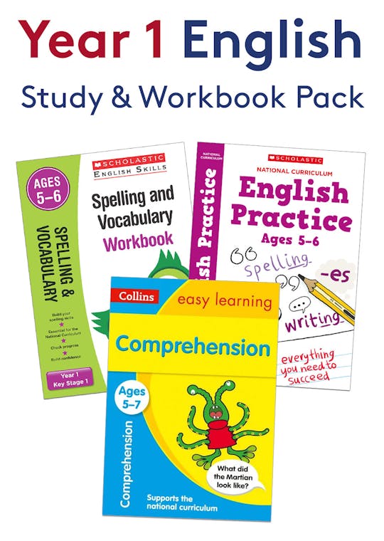 Year 1 English Study & Workbook Pack (Ages 5-6)